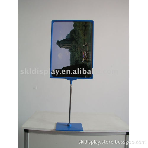 plastic poster stand,indicative board